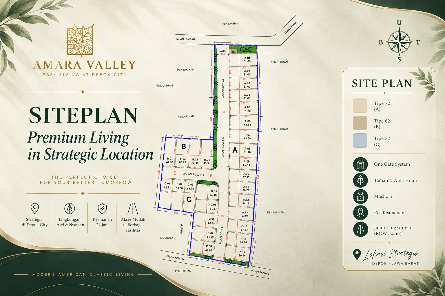 Amara Valley Siteplan