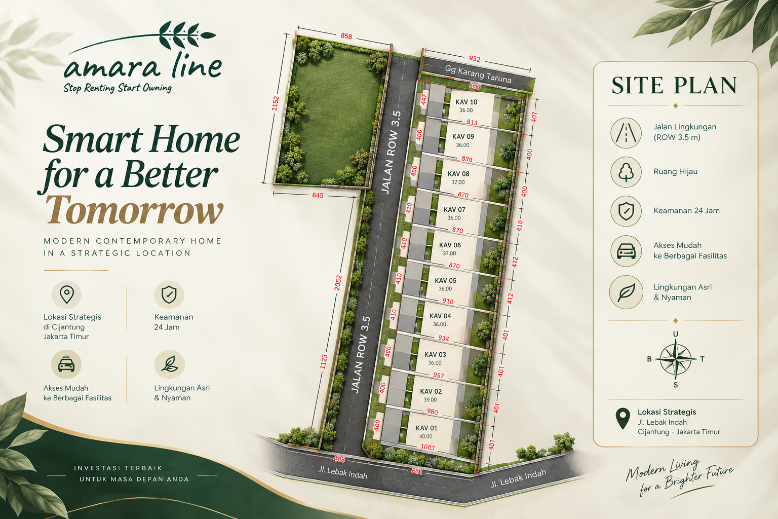 Amara Line Siteplan