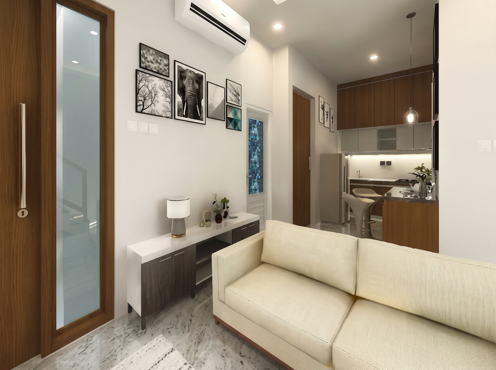 amara hill depok - living room 2