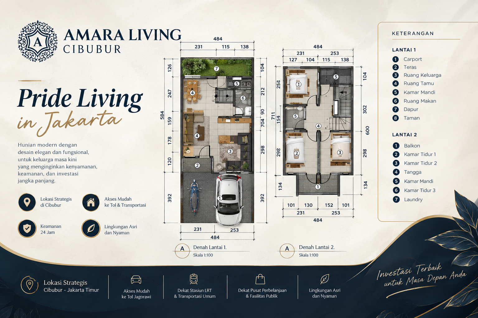 Amara Living cibubur layout