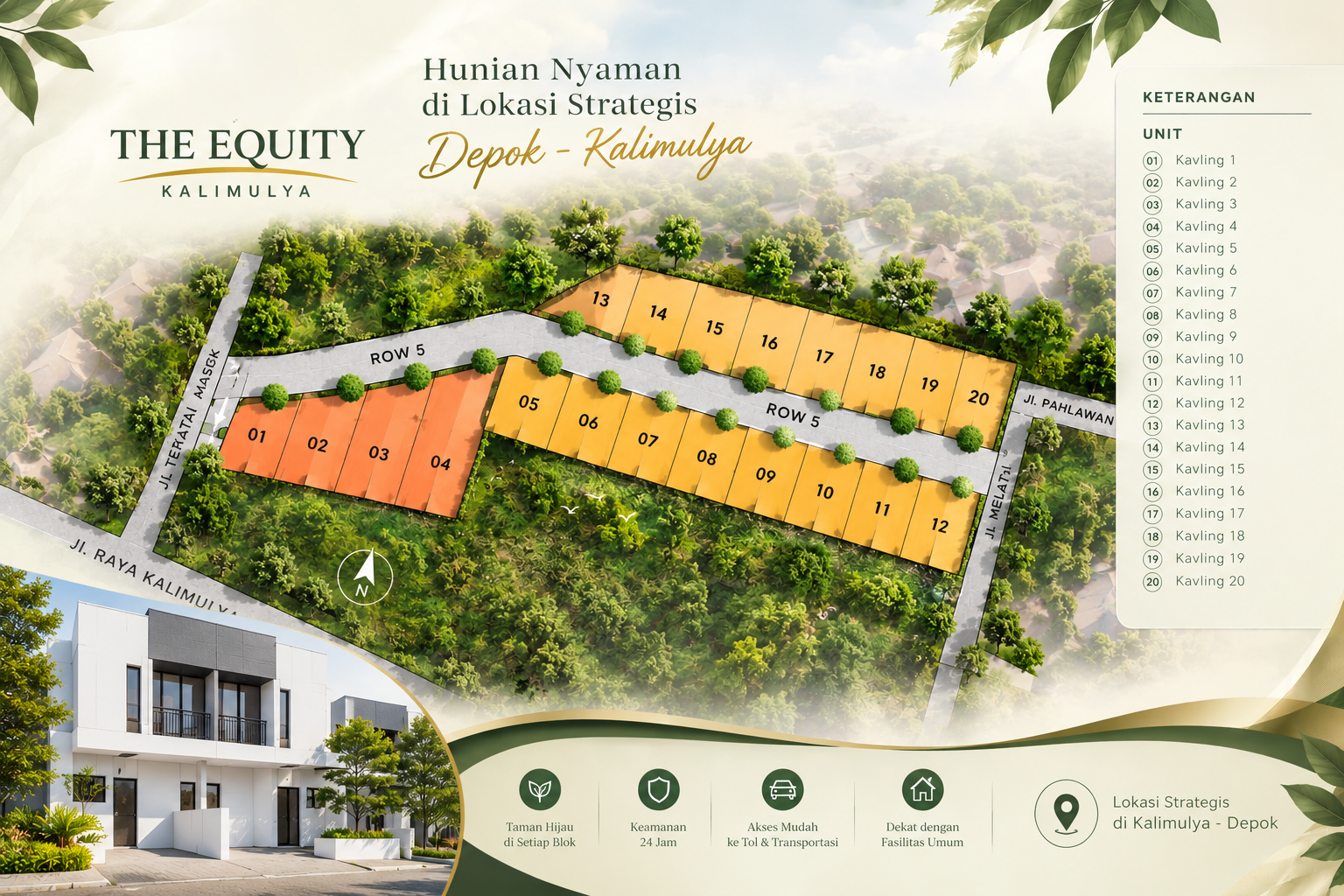 Amara The Equity Kalimulya - Siteplan